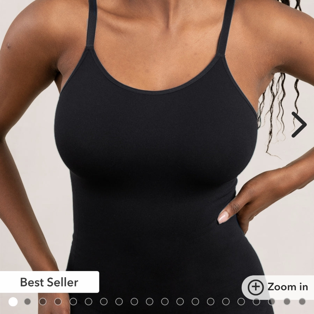 Shapermint Essentials All Day Every Day Scoop Neck Cami NEW Small